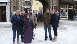 Canterbury Tourist Guides in winter